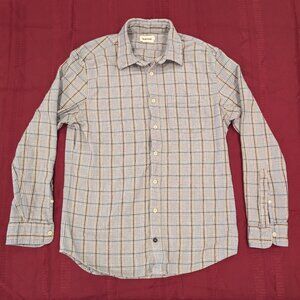 Taylor Stitch Jack Shirt Men's 42 Large Slate Plaid Oxford Heavyweight Huckberry